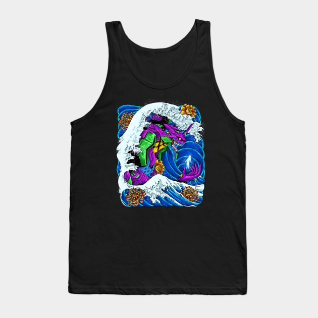 Evangelion eva 01 Tank Top by opoyostudio